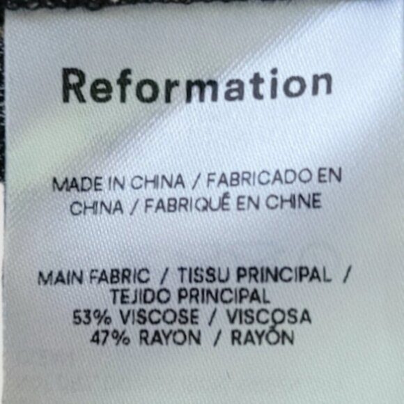 Reformation Marlowe Mini Dress 2X Leopard New - Picture 12 of 16